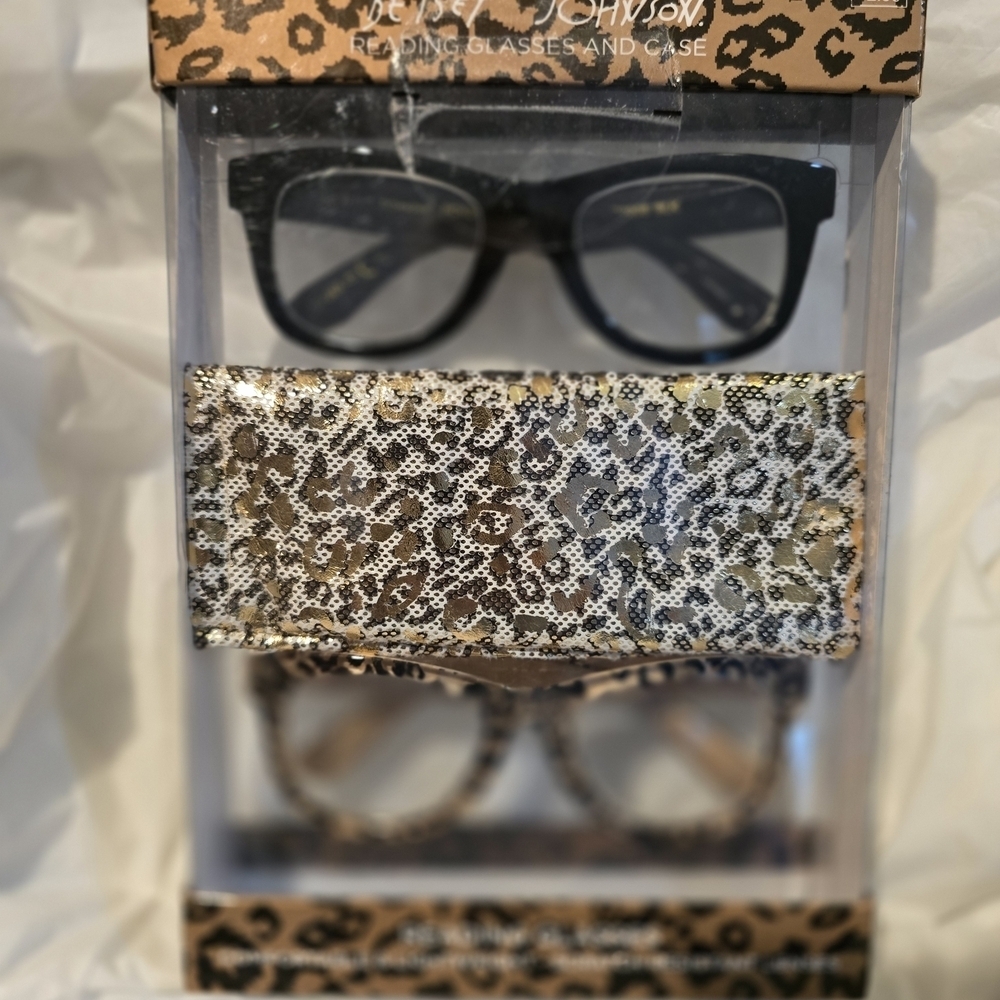 Leopard Print Glasses Set - Picture 2 of 4